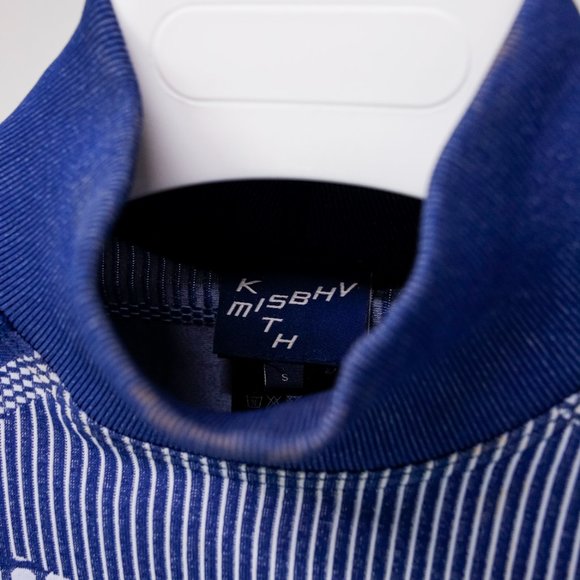 Kith x MISBHV Blue Active Long Sleeve Crop Top - Picture 4 of 9